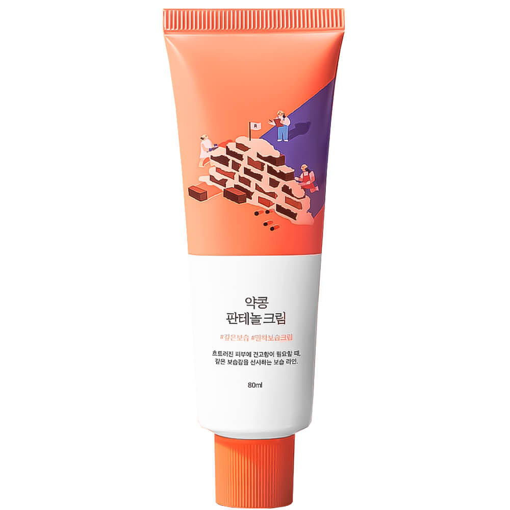 Барьерный крем с чёрной соей и пантенолом Round Lab Soybean Panthenol Cream, 10 мл